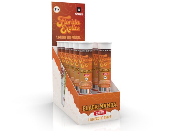 Florida Exotics THCP Preroll 1.5G Black Mamba Sativa